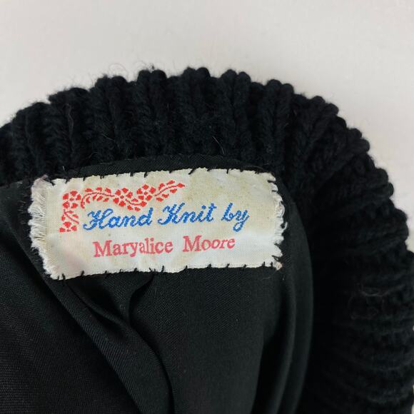 Vintage Handmade Abstract Chunky Knit Jacket - Picture 8 of 8